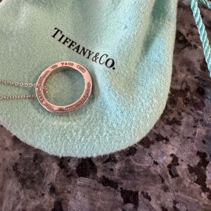 Tiffany & Co authentic circle sterling silver necklace